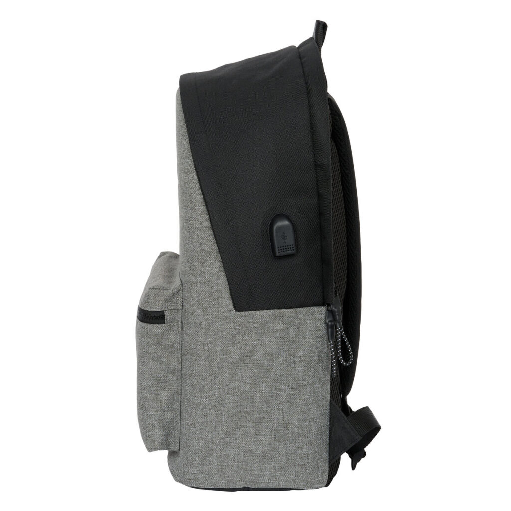 Σακίδιο για Laptop Eckō Unltd. Rhino Μαύρο Γκρι 31 x 44 x 18 cm