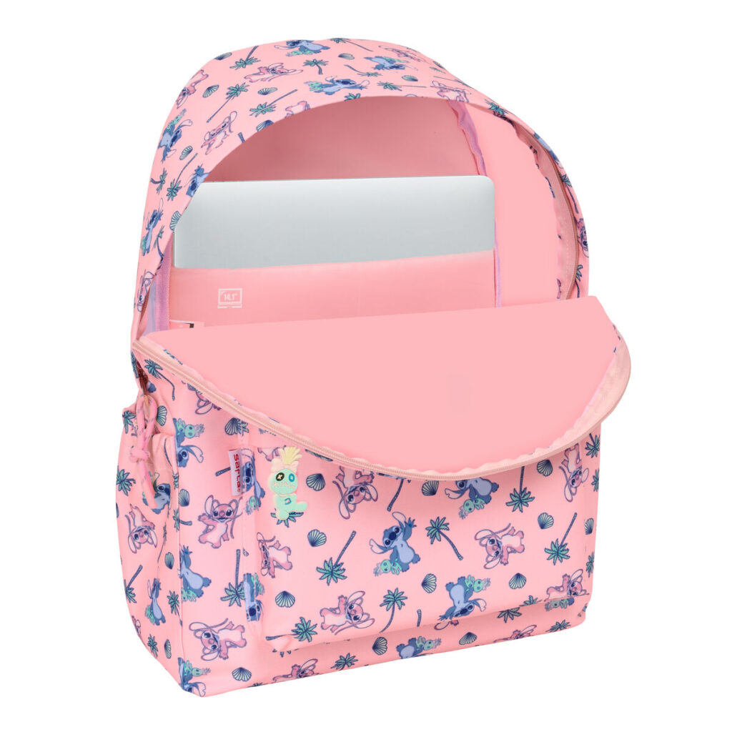 Σακίδιο για Laptop Lilo & Stitch Beach Ροζ 31 x 43 x 13 cm