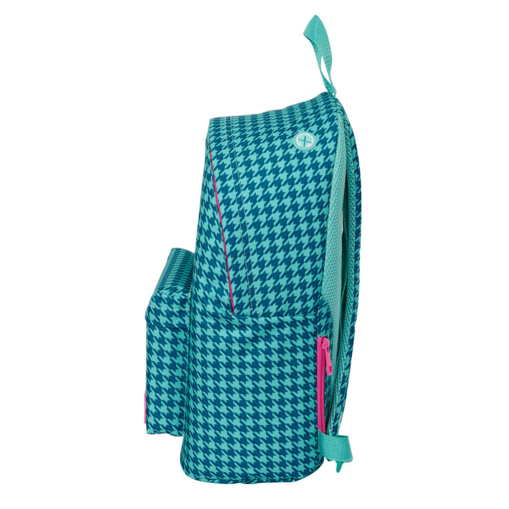 Σακίδιο για Laptop Nait Nait Pata de gallo verde Πράσινο 31 x 41 x 16 cm