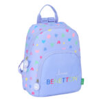 Σακίδιο Πλάτης Casual Benetton Lila Λιλά 25 x 30 x 13 cm