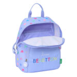 Σακίδιο Πλάτης Casual Benetton Lila Λιλά 25 x 30 x 13 cm