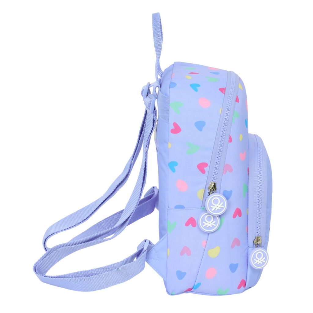 Σακίδιο Πλάτης Casual Benetton Lila Λιλά 25 x 30 x 13 cm