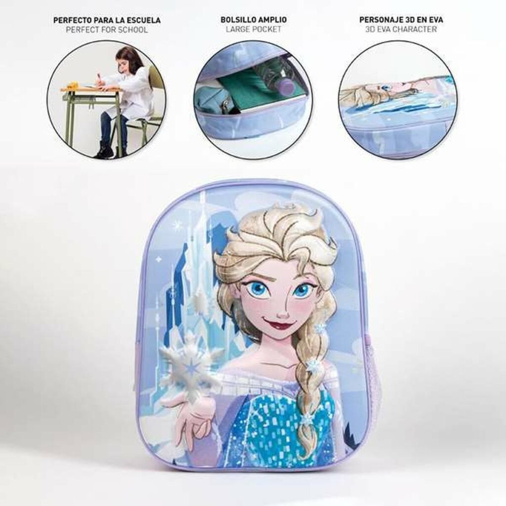 Σχολική Τσάντα 3D Frozen Μπλε 25,0 x 31,0 x 10,0 cm
