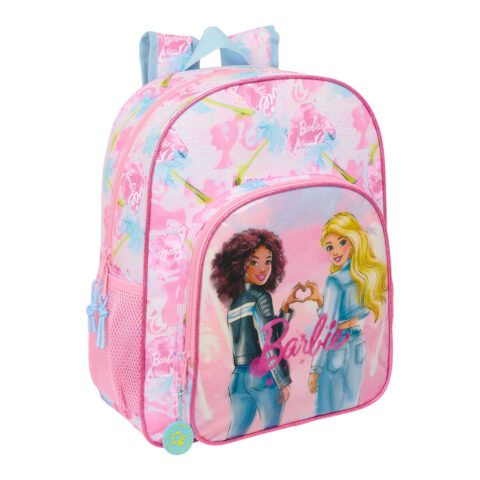 Σχολική Τσάντα Barbie Painterly Ροζ Sky μπλε 32 x 38 x 12 cm