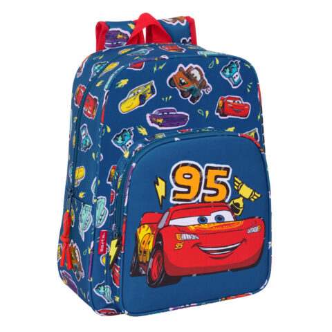 Σχολική Τσάντα Cars Racing Ναυτικό Μπλε 27 x 33 x 10 cm