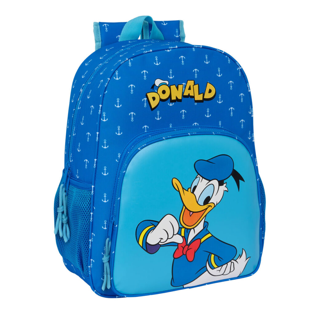 Σχολική Τσάντα Donald Μπλε 33 x 42 x 14 cm