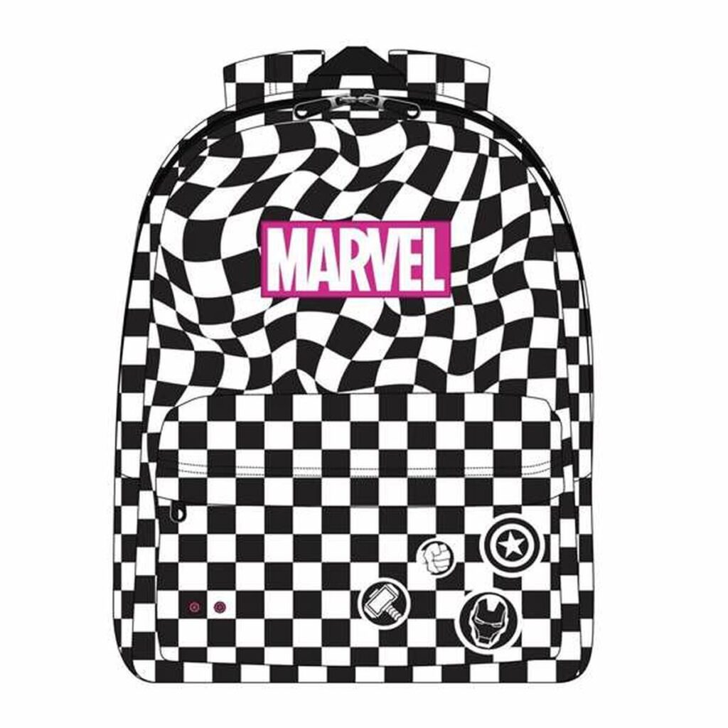 Σχολική Τσάντα Marvel Μαύρο 32 x 12 x 42 cm