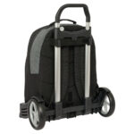 Σχολική Τσάντα με Ρόδες BlackFit8 Old school Μαύρο Γκρι 32 x 42 x 15 cm