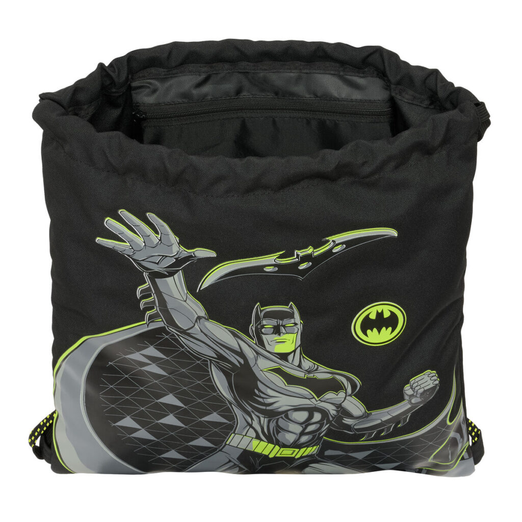 Σχολική Τσάντα με Σχοινιά Batman Game over Μαύρο 35 x 40 x 1 cm