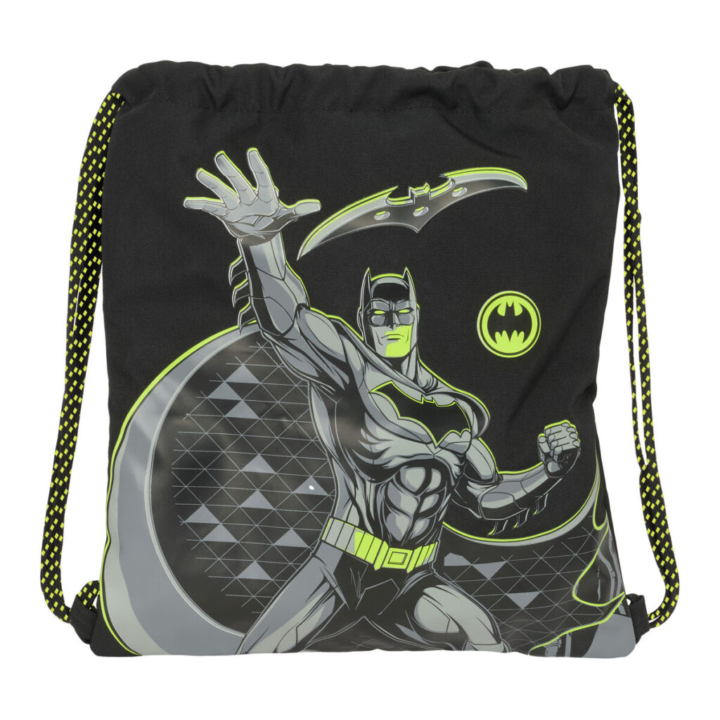 Σχολική Τσάντα με Σχοινιά Batman Game over Μαύρο 35 x 40 x 1 cm
