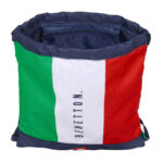 Σχολική Τσάντα με Σχοινιά Benetton Flag Ναυτικό Μπλε 35 x 40 x 1 cm