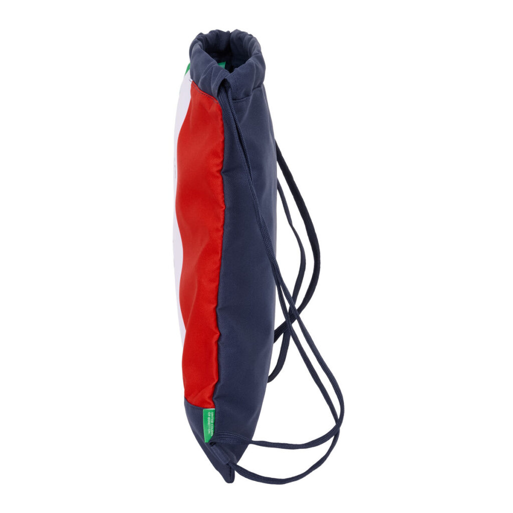 Σχολική Τσάντα με Σχοινιά Benetton Flag Ναυτικό Μπλε 35 x 40 x 1 cm