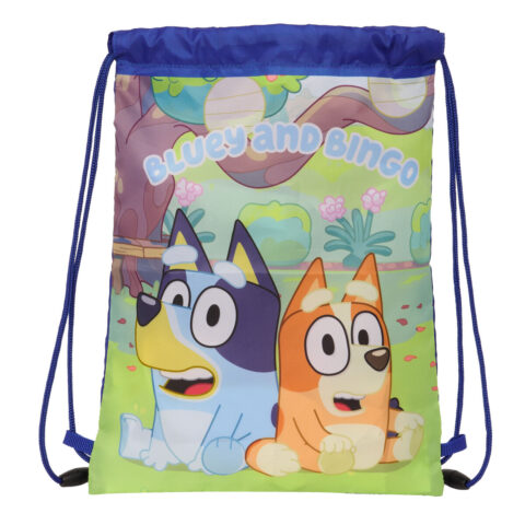 Σχολική Τσάντα με Σχοινιά Bluey Ναυτικό Μπλε 26 x 34 x 1 cm