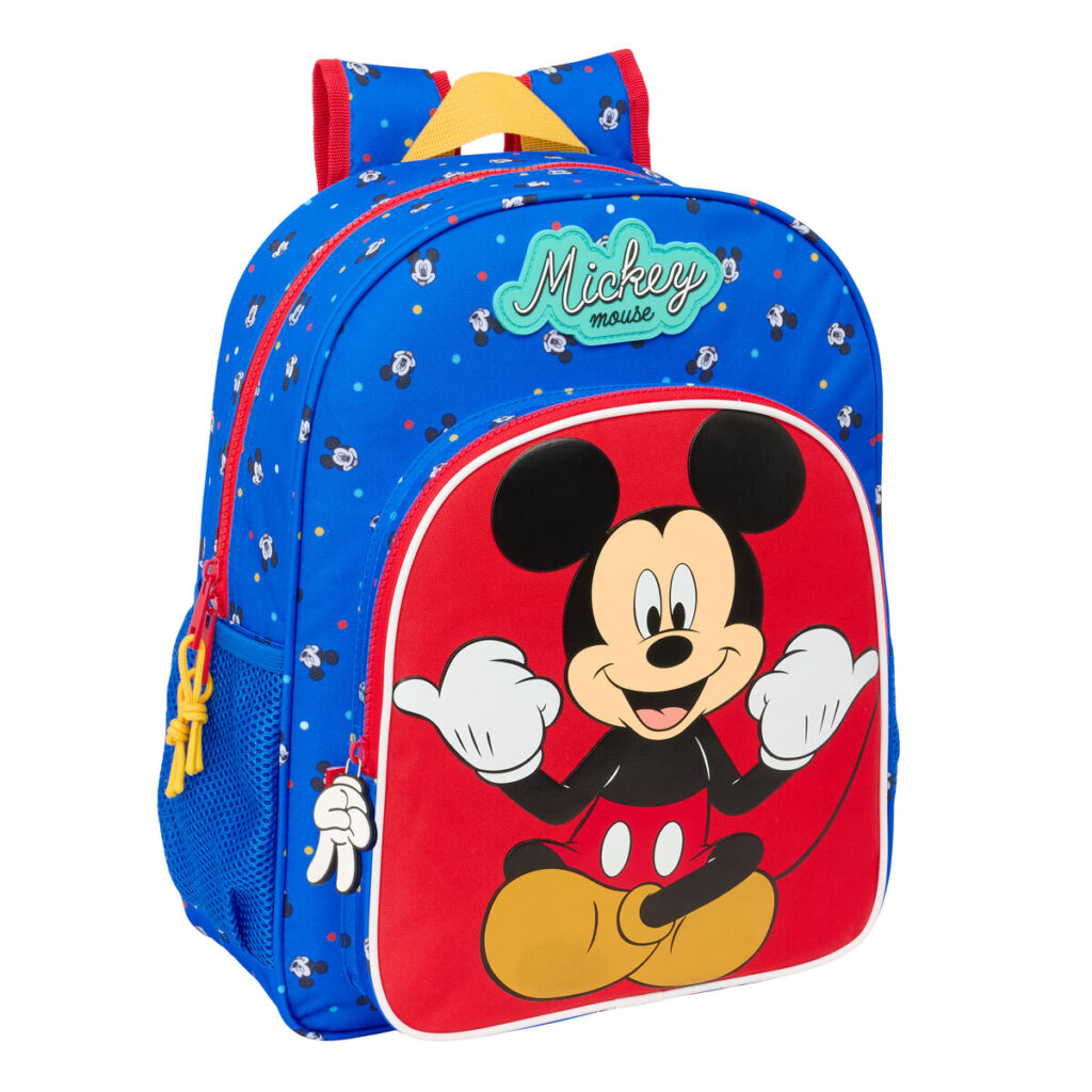 Σχολική Τσάντα Mickey Mouse Clubhouse Good day Μπλε 32 x 38 x 12 cm
