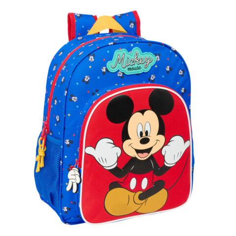 Σχολική Τσάντα Mickey Mouse Clubhouse Good day Μπλε 32 x 38 x 12 cm
