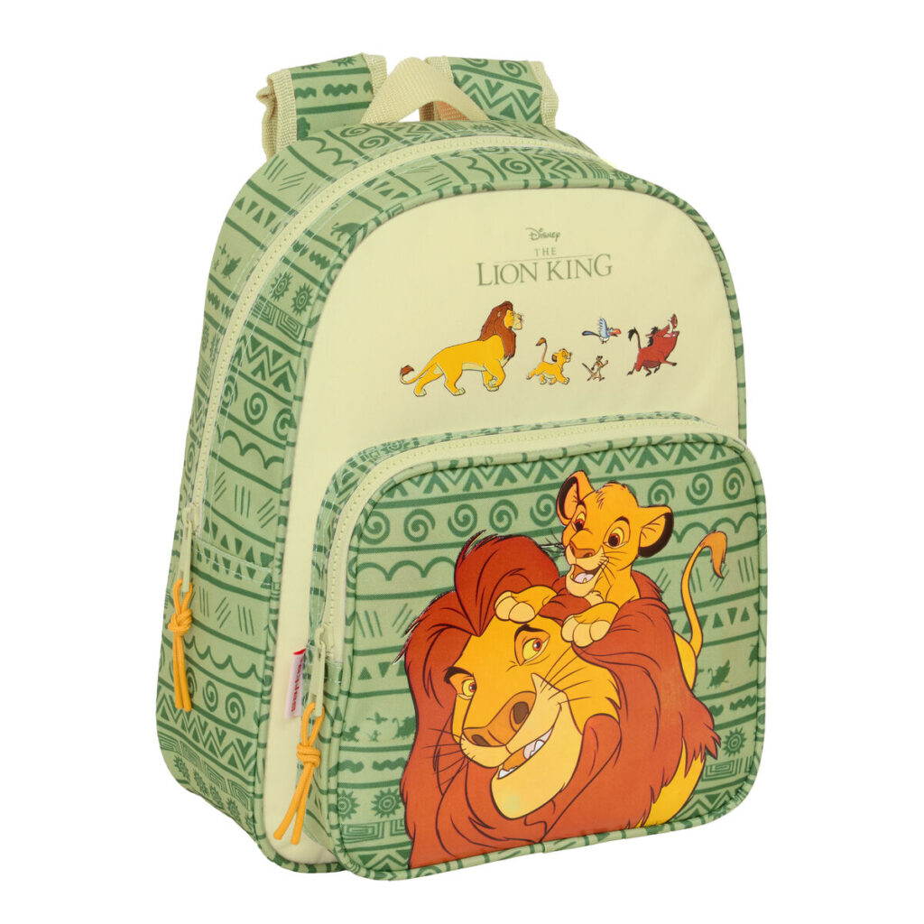 Σχολική Τσάντα Mufasa Πράσινο Μπεζ 27 x 33 x 10 cm