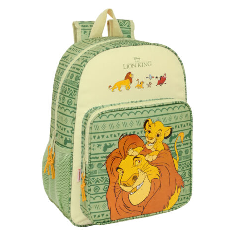 Σχολική Τσάντα Mufasa Πράσινο Μπεζ 33 x 42 x 14 cm