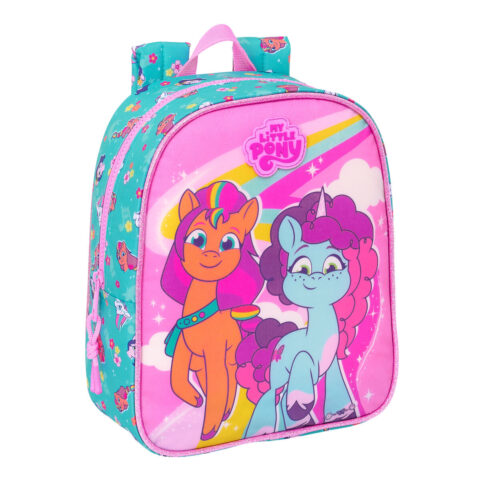 Σχολική Τσάντα My Little Pony Magic Ροζ Τυρκουάζ 22 x 27 x 10 cm