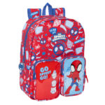 Σχολική Τσάντα Spider-Man Rescue Μπλε Κόκκινο 26 x 34 x 11 cm