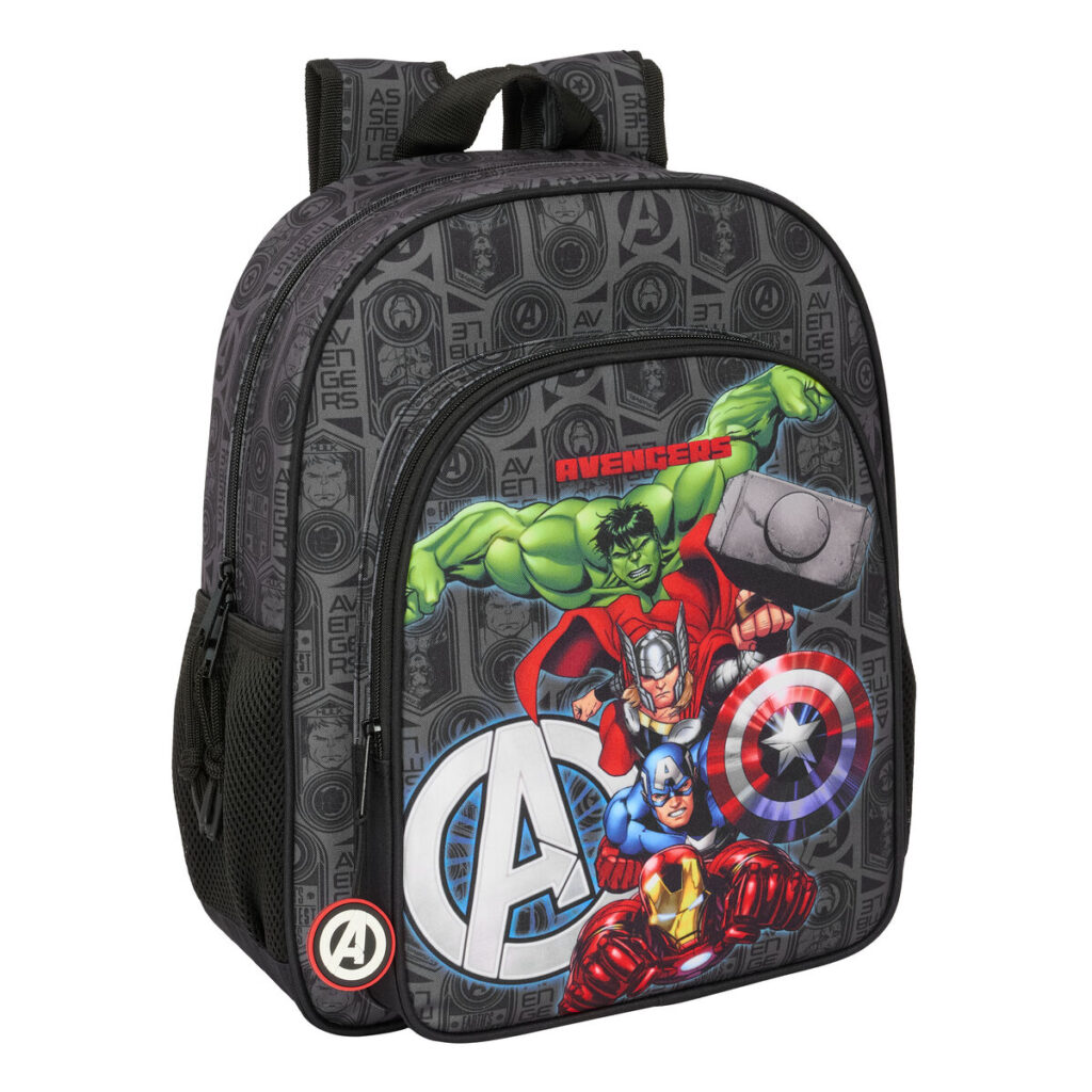 Σχολική Τσάντα The Avengers Vendetta Μαύρο 32 x 38 x 12 cm