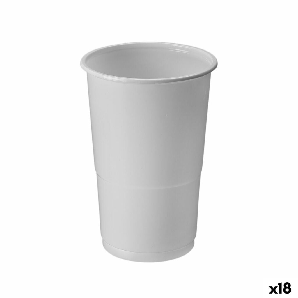 Σετ ποτηριών Algon Λευκό 250 ml 50 Τεμάχια (x18)