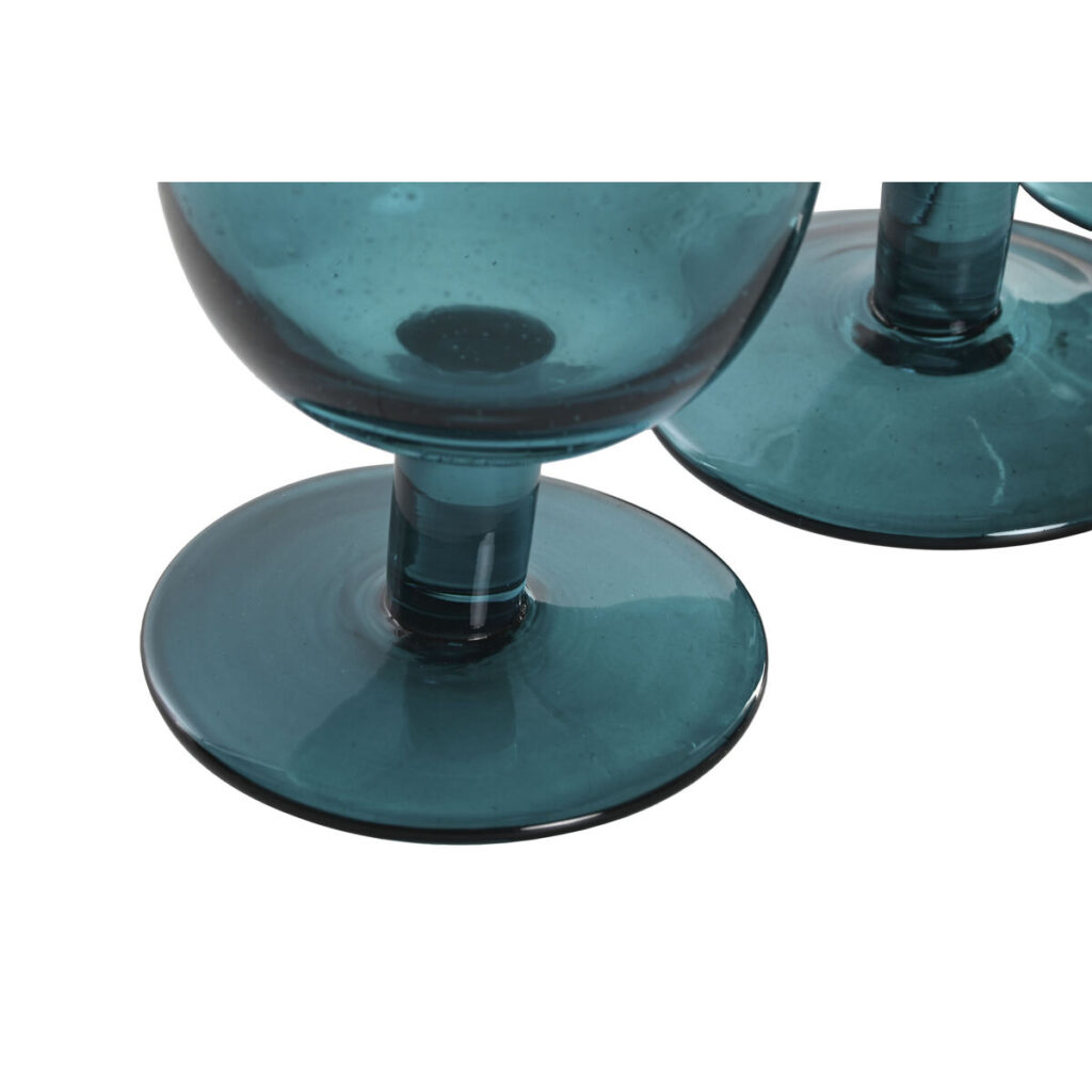 Σετ Ποτηριών Home ESPRIT Τυρκουάζ Κρυστάλλινο 300 ml (x6)