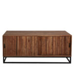 Σκευοθήκη Romimex Καφέ ξύλο ακακίας 40 x 60 x 140 cm