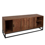 Σκευοθήκη Romimex Καφέ ξύλο ακακίας 40 x 60 x 140 cm