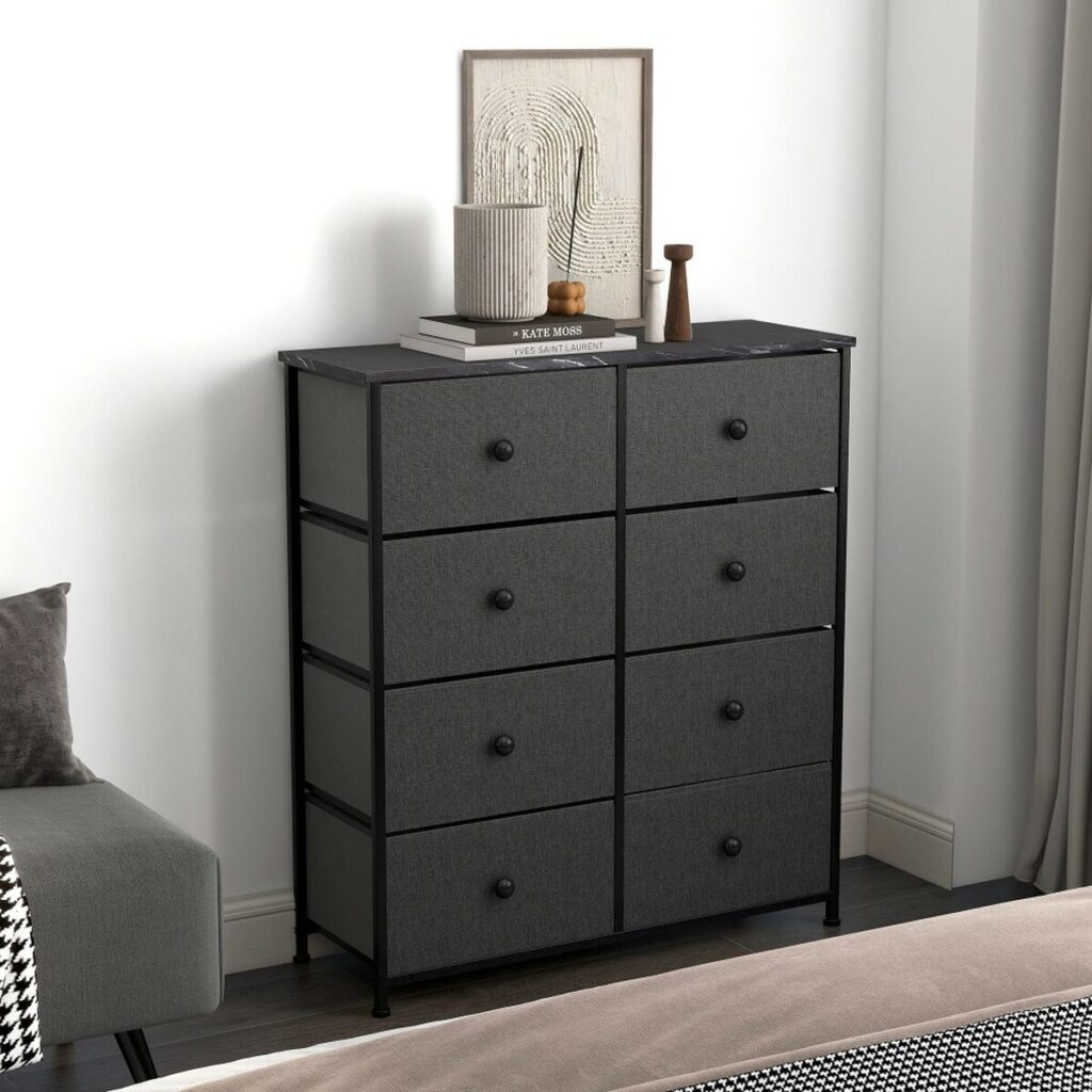Συρταριέρα Max Home Γκρι Μάρμαρο 80 x 81 x 30 cm