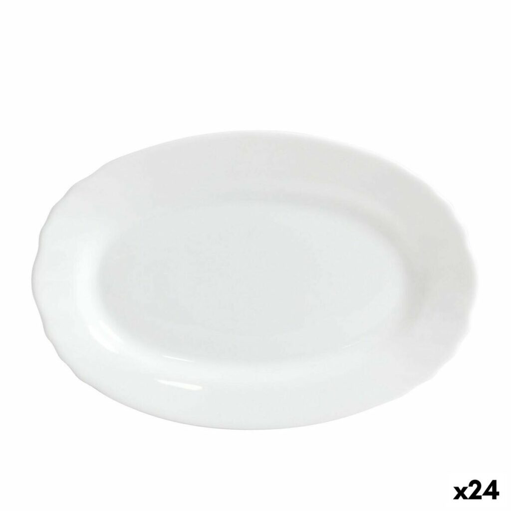Ταψί Bormioli Ebro Γυαλί Οβάλ 23 x 15,5 x 2,1 cm (24 Μονάδες)