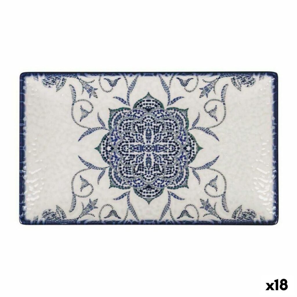 Ταψί La Mediterránea Rosetta Πορσελάνη Ορθογώνιο 25,3 x 15 x 1,8 cm (x18)