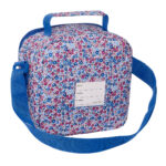 θερμική Θήκη Μεταφοράς Σνακ Nait Nait Flores coimbra azul Μπλε 20 x 20 x 15 cm