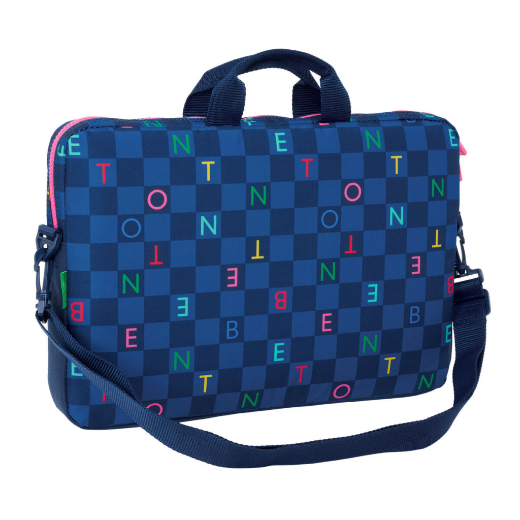 Θήκη για Laptop Benetton Damero Ναυτικό Μπλε 40 x 27 x 4 cm
