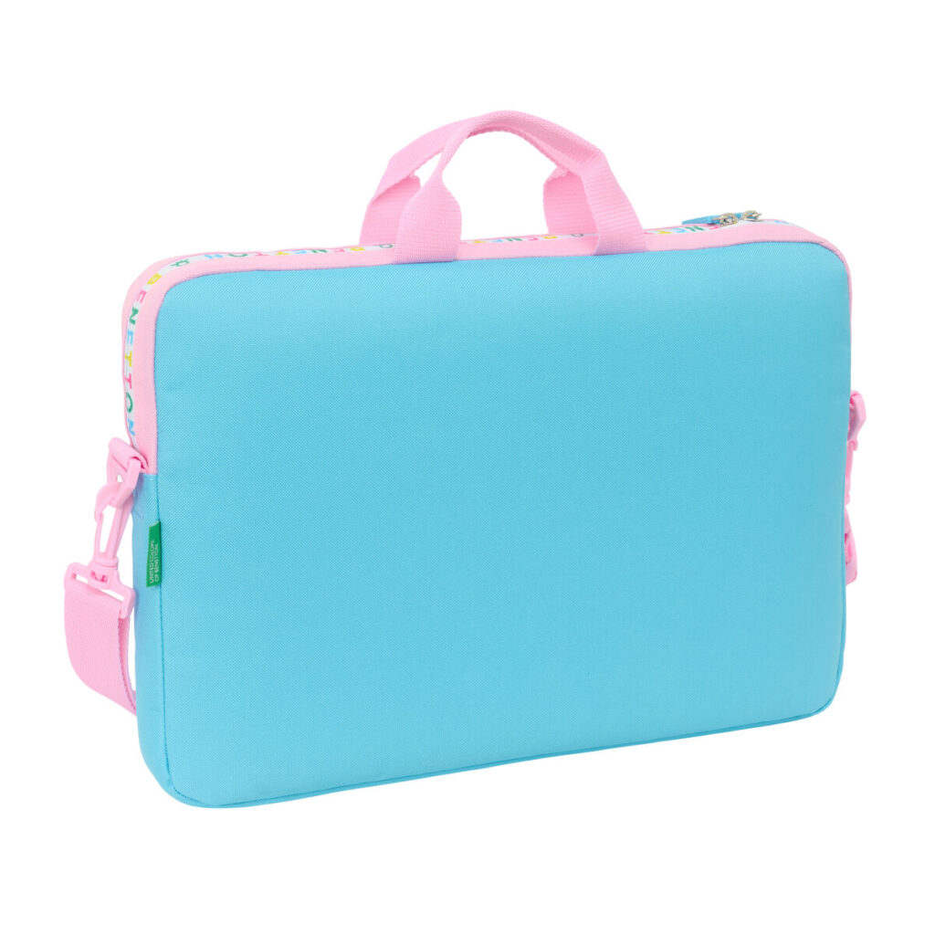Θήκη για Laptop Benetton Unique Ροζ Τυρκουάζ 40 x 27 x 4 cm