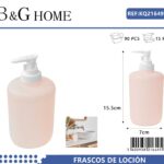 Θήκη κρεμοσάπουνου Dispenser πλαστική - Light Pink - 21649