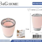 Θήκη οδοντόβουρτσας πλαστική - Light Pink - 21656