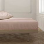 Τοποθετημένο κάτω φύλλο Happy Home Mix Colors Nude Kρεβάτι 80 εκ