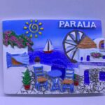 Τουριστικό μαγνητάκι Souvenir - Σετ 12pcs - Paralia - 678418