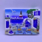 Τουριστικό μαγνητάκι Souvenir - Σετ 12pcs - Paralia - 678420