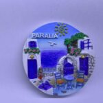 Τουριστικό μαγνητάκι Souvenir - Σετ 12pcs - Paralia - 678426