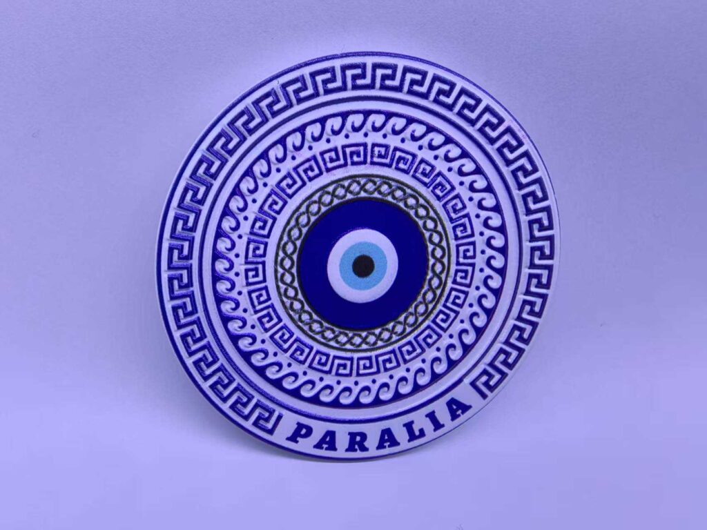 Τουριστικό μαγνητάκι Souvenir - Σετ 12pcs - Paralia - 678433