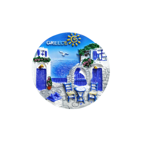 Tουριστικό μαγνητάκι Souvenir – Σετ 12pcs - Resin Magnet - Greece - 678235