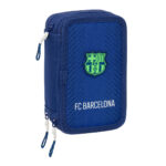 Τριπλή Κσετίνα F.C. Barcelona Ναυτικό Μπλε 12,5 x 19,5 x 5,5 cm 37 Τεμάχια
