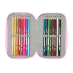 Τριπλή Κσετίνα Frozen Cool days Βιολετί Sky μπλε 12,5 x 19,5 x 5,5 cm 36 Τεμάχια