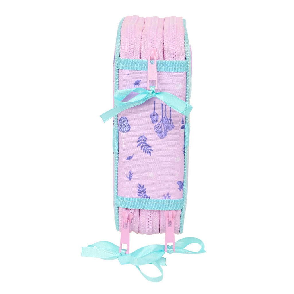 Τριπλή Κσετίνα Frozen Cool days Βιολετί Sky μπλε 12,5 x 19,5 x 5,5 cm 36 Τεμάχια
