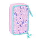Τριπλή Κσετίνα Frozen Cool days Βιολετί Sky μπλε 12,5 x 19,5 x 5,5 cm 36 Τεμάχια