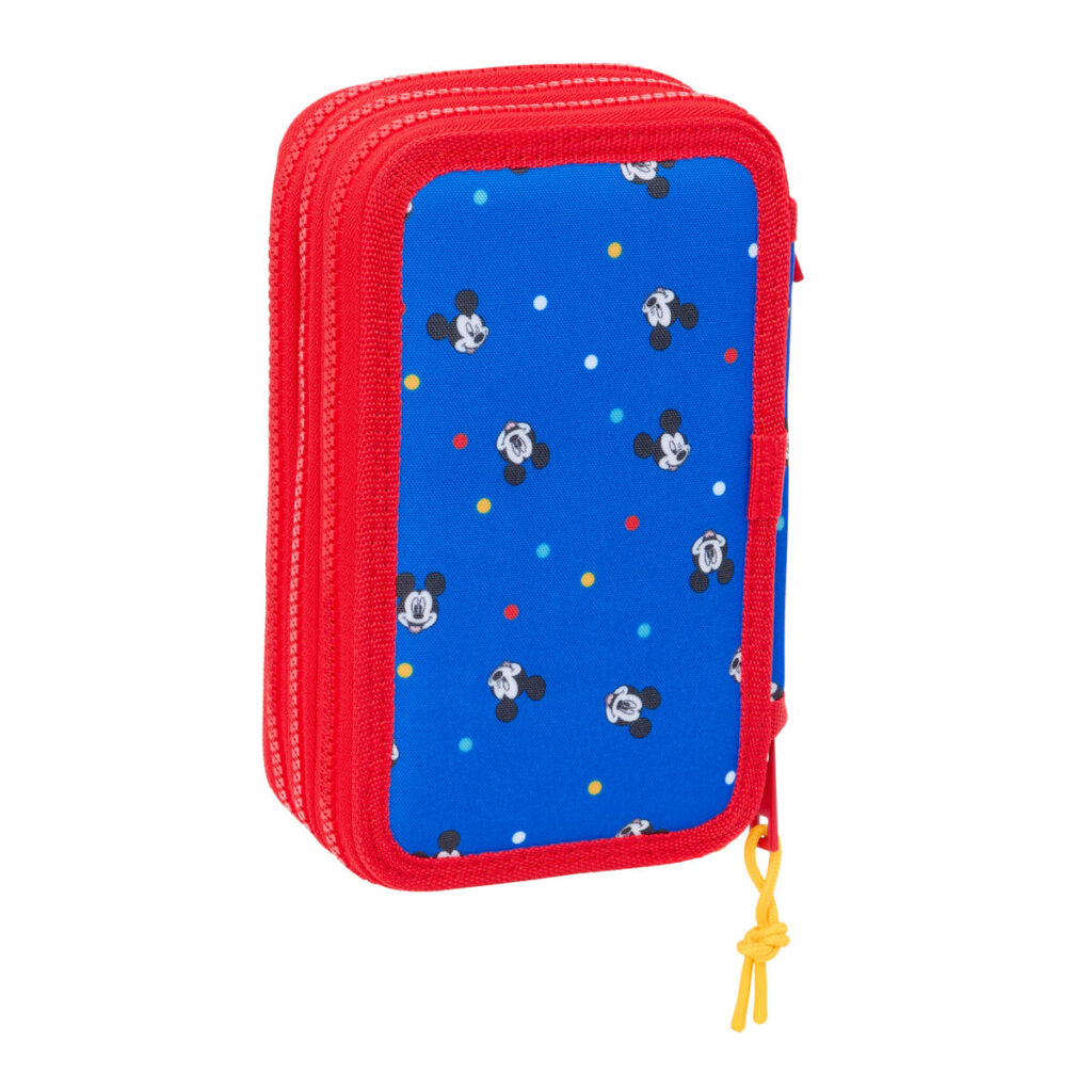 Τριπλή Κσετίνα Mickey Mouse Clubhouse Good day Μπλε 12,5 x 19,5 x 5,5 cm 37 Τεμάχια