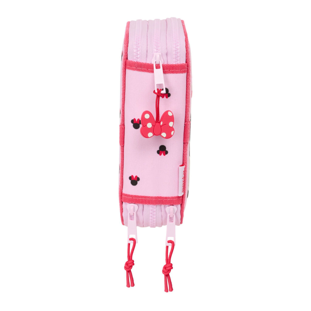 Τριπλή Κσετίνα Minnie Mouse Naive Ροζ 12,5 x 19,5 x 5,5 cm 37 Τεμάχια