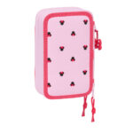 Τριπλή Κσετίνα Minnie Mouse Naive Ροζ 12,5 x 19,5 x 5,5 cm 37 Τεμάχια