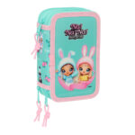 Τριπλή Κσετίνα Na!Na!Na! Surprise Bunny Ροζ Τυρκουάζ 12,5 x 19,5 x 5,5 cm 37 Τεμάχια